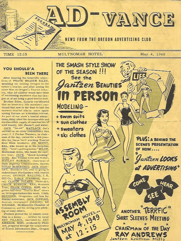 AD-VANCE Newsletter, 1949
