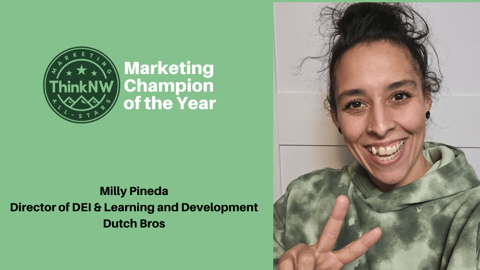 2023 Marketing AllStars, Marketing Champion of the Year, Milly Pineda